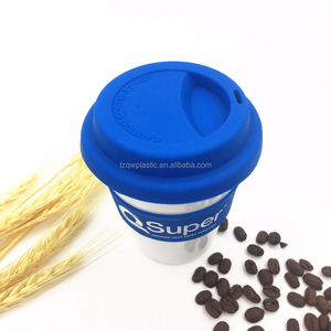 Tasse à café en plastique 350ml/12OZ, couvercle en Silicone, personnalisé, vente en gros, économique - Product Image 2