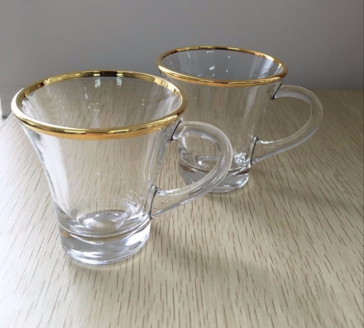 Wine Glass Shot Cup With Handle Small Size Bullet Liquor Vodka Tequila Cordials Whisky Shot Glass For Bar