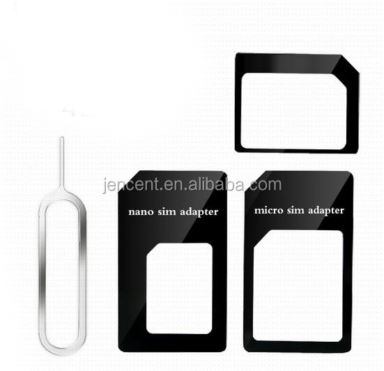 4in1 3 in 1 3in1 Sim Card Adapter Kits  Sim Card Tray Holder Adapter for iphone samsung huawei xiaomi google