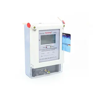 DDSY5558 Single Phase Electric KWh Meter Smart Card Elektronik Meteran Listrik