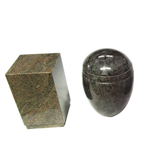 Urna de cremación de granito azul Bahama - Product Image 1