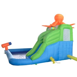Sân ngoài trời mùa hè bắn tung tóe hồ bơi nhảy Inflatable trượt nước để bán - Product Image 4