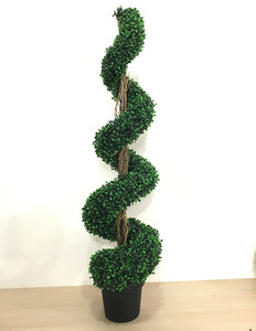 Alberi Topiaria Artificiali Personalizzati di Alta Qualità, Albero a Spirale in Bosso Artificiale, Albero a Sfera, Arbol En Espiral, Arvore Topiaria - Product Image 2