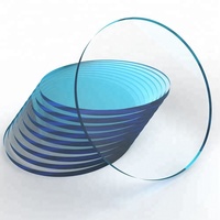 Disques ronds en acrylique transparent de 5/8"x1/8" pour artisanat, petits cercles en plastique transparent pour gâteaux