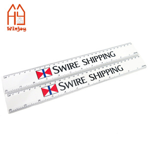 Règle droite blanche personnalisée OEM 12 pouces 30CM avec logo de marque personnalisé pour cadeau de promotion, école de règle d'étudiant - Product Image 5