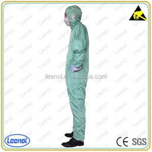 Kustom Antistatic Kerja Sesuai Esd Pakaian Bersih Suit