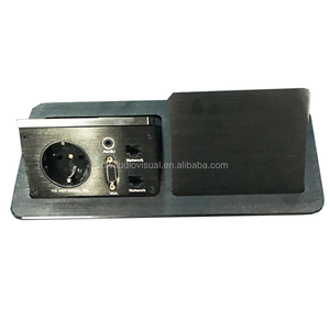 Nội Thất Văn Phòng Nhôm Pop Up Bàn Ổ Cắm Bảng Điều Chỉnh/Hội Nghị Bảng Ổ Cắm Điện - Product Image 3