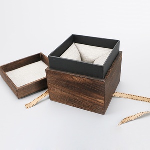 Pan Cheap Custom logo Packaging Small <strong>Gift</strong> Wholesale <strong>Personalised</strong> Wooden <strong>Box</strong> - Product Image 5