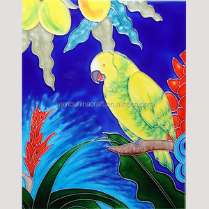 En céramique émaillée photo artisanat <span class=keywords><strong>oiseau</strong></span> décoratif en céramique - Product Image 1