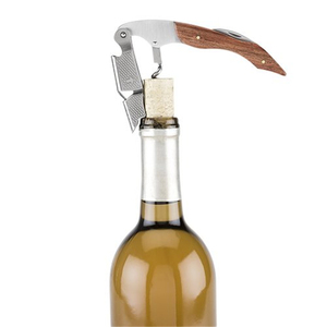 Premium Camerieri Cavatappi con Manico In Palissandro Perfetto per Uncorking Bottiglie di Vino con logo personalizzato - Product Image 6