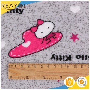 Bán Sỉ Loại In Kỹ Thuật Số 100 Polyester Vải Lông Cừu Chải Một Mặt Cho Chăn - Product Image 6