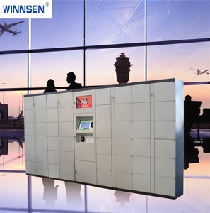 Wifi Thông Minh Sân Bay Ga Tàu Hành Lý Kỹ Thuật Số An Ninh Điện Tử <span class=keywords><strong>Locker</strong></span> Với Thanh Toán Thẻ Tín Dụng Và Màn Hình Quảng Cáo - Product Image 4
