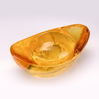 Lingot or citrine en forme de bateau, de caractère chinois, pour cadeau souvenir ou de haute qualité, nouveauté 2018