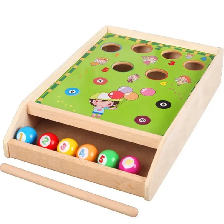 Inteligência toy kids jogos de mesa coberta de esportes de madeira mini jogo de bilhar