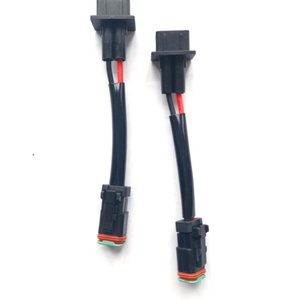 سياتيf16949 مخصص DT أسود 2 دبوس سيارة السيارات أدى ضوء الأسلاك تسخير الأسلاك الكهربائية - Product Image 1