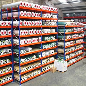 Medium duty load corrosion protection fabric roll racks storage racks for fabric rolls ISO CE standard