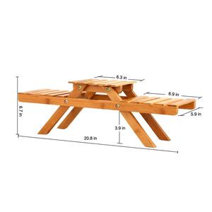 En gros en bois plante debout et bambou fleur titulaire rack pot plateau boîte stand - Product Image 1