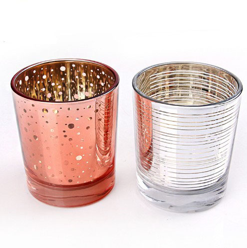 Weddings Use and Glass Material Candle Holder Glass Party Decorative Candles Container Jars