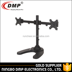 LCD351D-STAND <span class=keywords><strong>support</strong></span> de Fixation <span class=keywords><strong>Double</strong></span> Réglable Desk <span class=keywords><strong>Support</strong></span> LCD <span class=keywords><strong>Tv</strong></span> Table <span class=keywords><strong>Double</strong></span>-Moniteur Stand <span class=keywords><strong>Bras</strong></span> - Product Image 4