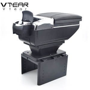 Vtear Pour <span class=keywords><strong>Seat</strong></span> <span class=keywords><strong>Leon</strong></span> accoudoir central de contenu de Magasin De Stockage boîte produits intérieur accoudoir de voiture-accessoires de coiffure 16-18 - Product Image 3
