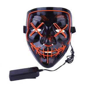 Light up LED the Purge Masks Festival <strong>Halloween</strong> Cosplay <strong>Costume</strong> Supplies Party Masks for Festival Dancing