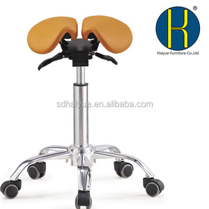 Silla de Trabajo Ergonómica con Respaldo Inclinable hacia Adelante, Taburete Alto con Ruedas de Goma con Bloqueo, Alivia la Presión - Product Image 2