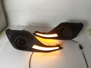 Feu de jour pour <span class=keywords><strong>Suzuki</strong></span> <span class=keywords><strong>Swift</strong></span> 2017 2018 2019 LED, relais de Signal clignotant, étanche, <span class=keywords><strong>jaune</strong></span>, 12V, lumière de jour - Product Image 6