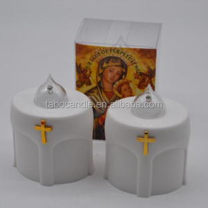 Bougies LED scintillantes sans flamme à piles <span class=keywords><strong>pour</strong></span> le cimetière extérieur Memorial Christmas - Product Image 4