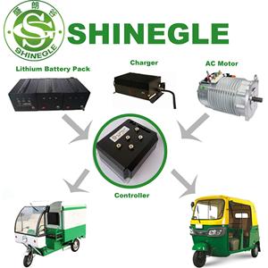 SHINEGLE 15kw 96v EV Car Drive System AC Motor Controller <strong>Conversion</strong> <strong>Kit</strong> for <strong>VW</strong> <strong>Beetle</strong> - Product Image 2