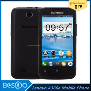 Original Lenovo a360e Celular Teléfono Single core 1.0GHz Android 2.3 OS 256MB RAM Snapdragon MSM7627A Apoyo CDMA mobile phone - Product Image 1