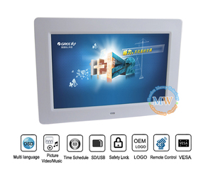 Khung 1024 X 600 phẳng kỹ thuật số <span class=keywords><strong>10.2</strong></span> <span class=keywords><strong>inch</strong></span> với máy ảnh lịch - Product Image 2