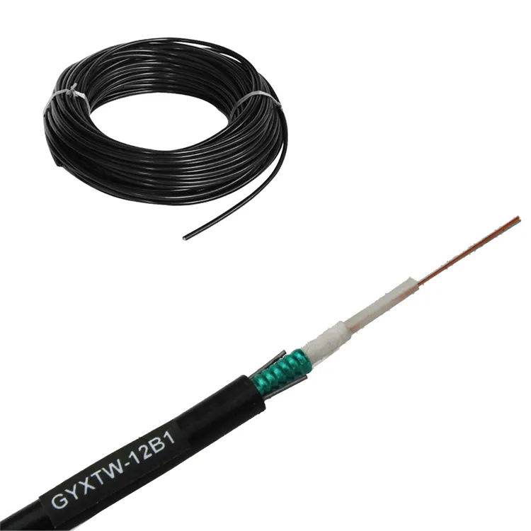 2 / 4 / 6 / 8 / 12 / 16 / 24 Core G652D GYXTW Outdoor Armoured Fibre Optic Cable