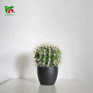 Pianta decorativa del <span class=keywords><strong>Cactus</strong></span> artificiale della palla di 28cm <span class=keywords><strong>e</strong></span> piante grasse per l'arredamento domestico - Product Image 1