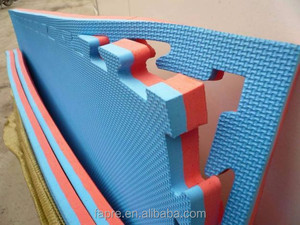 EVA rojo y azul mate arte marcial tatami para Artes Marciales al por mayor artes marciales taekwondo mma karate tatami usado judo esteras - Product Image 3