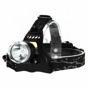 18650 pin có thể sạc lại chiến thuật Head Torch Đèn pin Mũ bảo hiểm đèn pha đèn pha cắm trại Led Đèn Pha