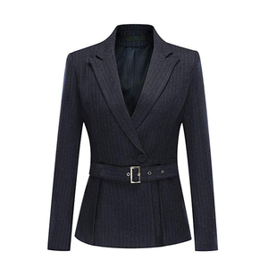 Moda personalizzata Slim Fit due pezzi ufficio uniforme cappotto <span class=keywords><strong>pantaloni</strong></span> donna Business Suit nuovo stile donna Blazer Pant Set - Product Image 2