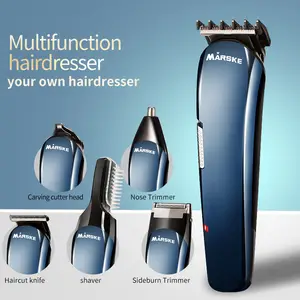 5 ב 1 שיער מכונת גילוח זקן גילוח נטענת שיער גוזם קליפר סט מקצועי גברים סטיילינג כלים גילוח מכונת