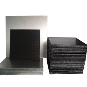 Laminage <span class=keywords><strong>personnalisé</strong></span> de haute qualité de 5mm d'épaisseur blanc mat 8 pouces 10 pouces 12 pouces planche à gâteau ronde en masonite MDF disques de base pour gâteau - Product Image 5