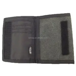 Factory wholesale Casual washed canvas wallet for man