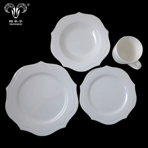 Vajilla de porcelana rosa de estilo bonito, conjunto de vajilla <span class=keywords><strong>mexicana</strong></span>, vajilla de porcelana - Product Image 5