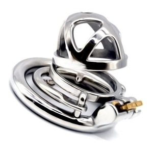 <span class=keywords><strong>Cage</strong></span> de chasteté FRRK 4,9 cm en acier inoxydable avec serrure, <span class=keywords><strong>cage</strong></span> pour pénis avec porte-clés, dispositif de chasteté masculin pour homme - Product Image 1