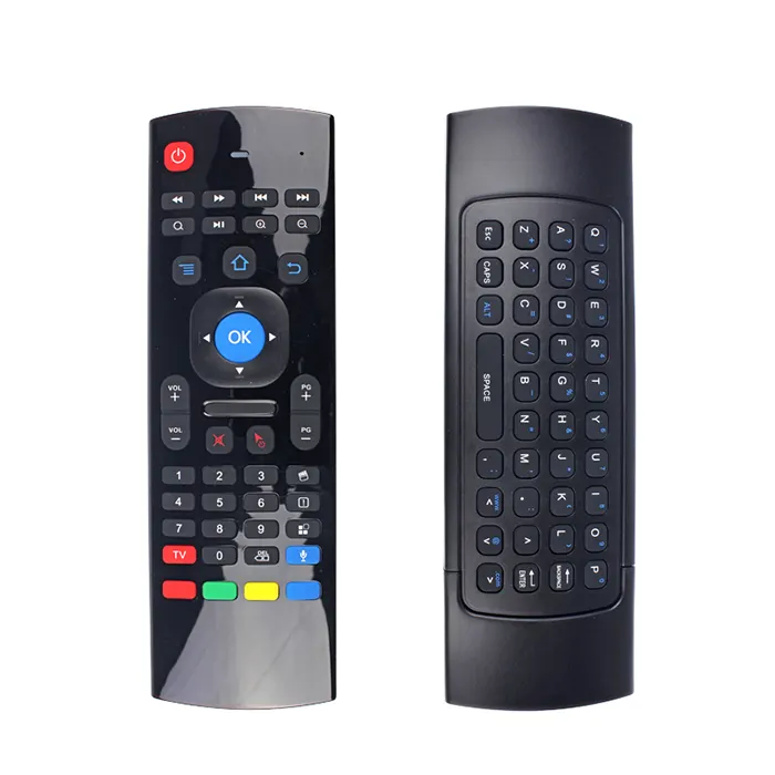 HOT Sale MX3-M 2.4G Wireless Air fly Mouse with Keyboard Voice Function for Android TV BOX