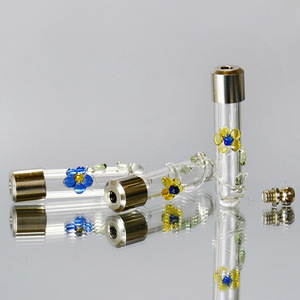 Tamaño mini vidrio deseando botellas de aceite esencial COLLAR COLGANTE DIY fresco pequeños adornos encanto - Product Image 1