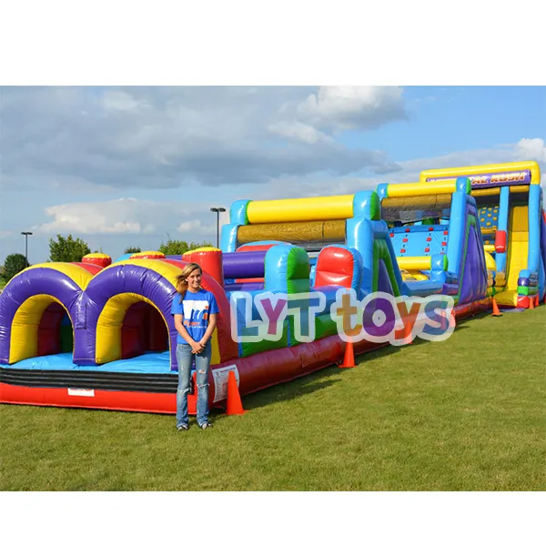 Good price obstacle course inflatable pool obstacle