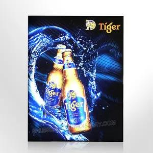 New product motion display aluminum frameless flashing fabric led light box