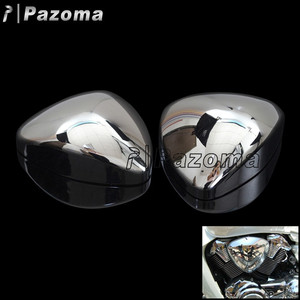 Pazoma Chrome ABS Nhựa <span class=keywords><strong>Intake</strong></span> <span class=keywords><strong>Air</strong></span> Cleaner Lọc Bìa cho Suzuki VZR1800 M1800R Boulevard <span class=keywords><strong>M109R</strong></span> - Product Image 1
