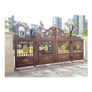 Fabrika Satış Mağazaları Alüminyum Bahçe çit kapısı/Metal bahçe kapıları evin ana kapısı tasarımları