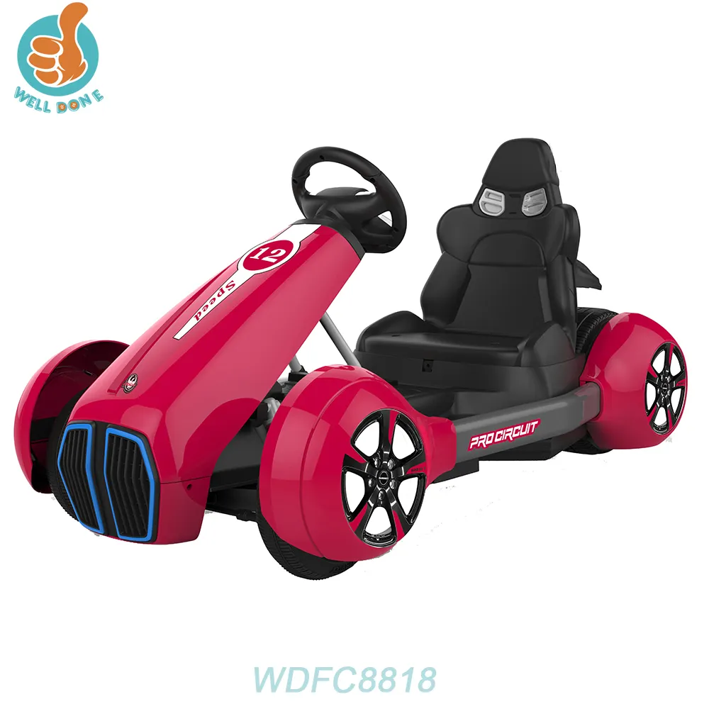 Meilleur modèle à venir 1 siège voiture go kart pour bébé assis et roulé WDFC8818