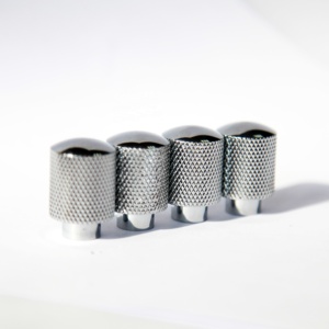 โครเมี่ยม Knurled จับตู้ทองเหลืองที่เป็นของแข็งดึงจับและลูกบิดสีดำ/ โครเมี่ยม/ทองบ้านฮาร์ดแวร์ลูกบิด - Product Image 4