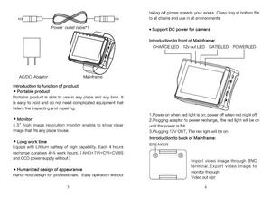 Nhà Máy Giá 4.3 Inch Màn Hình Độ Nét Cao Màn Hình CCTV <span class=keywords><strong>Camera</strong></span> Tester - Product Image 4